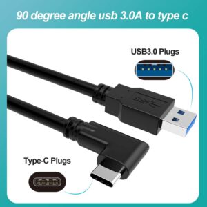 VR Cable and VR Accessories Cable Management Compatible with Oculus Quest 3/2 and PC VR, High Speed Data Transfer, USB A to Type-C Link Cable 16FT,Drill Free Retractable Ceiling Suspension System