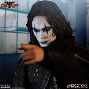 Mezco The Crow One:12 Action Figure Eric Draven 100% Plastic, in Gift Box, Manufacturer, Multi-Colour, H858210