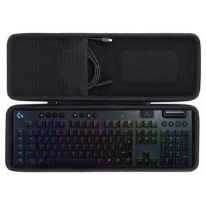 co2CREA Hard Travel Case Replacement for Logitech G915 Wireless Mechanical Gaming Keyboard (for G915 Full Size)