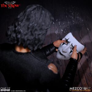 Mezco The Crow One:12 Action Figure Eric Draven 100% Plastic, in Gift Box, Manufacturer, Multi-Colour, H858210