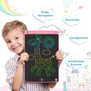 LCD Writing Tablet for Kids, 2 Pack 8.5 Inch Colorful Doodle Board Drawing Pad for Kids, Drawing Tablet Girls Toys Age 6-8, Educational Kids Toy, Birthday Gift for 3 4 5 6 7 8 Years Old Girl Boy Toys