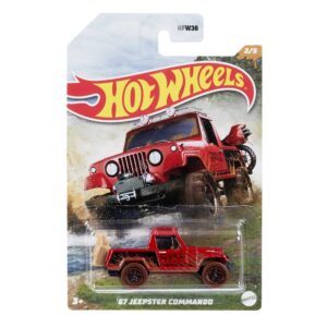 Hot Wheels - '67 Jeepster Commando - Off-Road Mud Runners 2/5 [red]