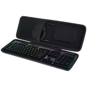 co2CREA Hard Travel Case Replacement for Logitech G915 Wireless Mechanical Gaming Keyboard (for G915 Full Size)