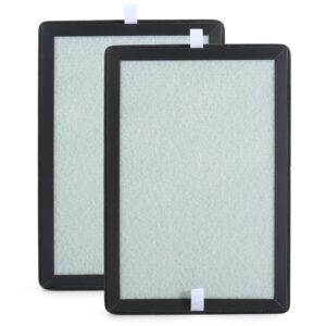 2 Pack J022-U+V/ J022 Replacement Filter,Compatible with MISSUE J022, Pre-Filter, H13 True HEPA and Carbon Filter