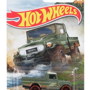 Hot Wheels 2022 - Toyota Land Cruiser - Off-Road Mud Runners 4/5 [Green]