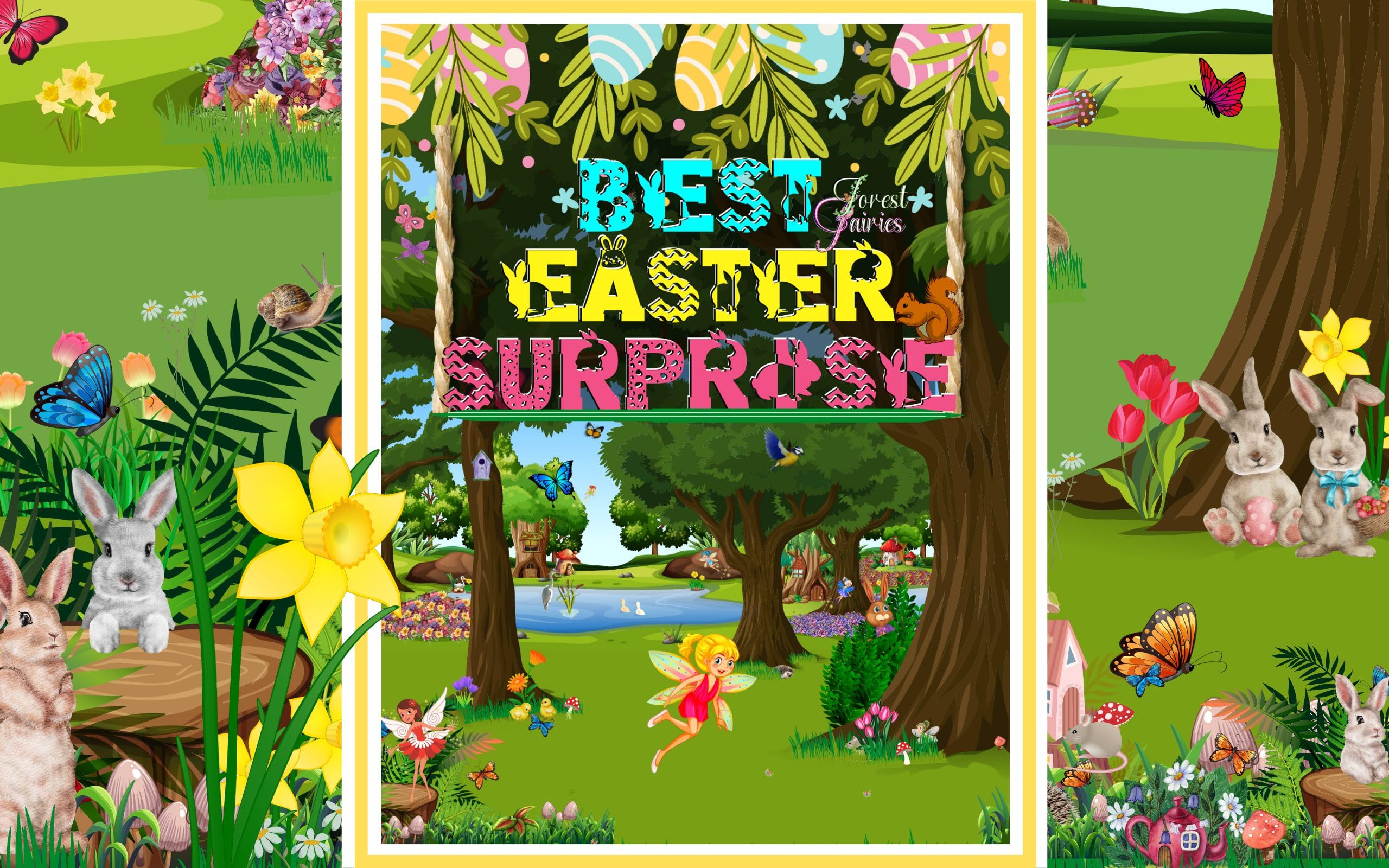 BEST EASTER SURPRISE! with Tinkerbellaboo & the Forest Fairies.: "A Simple Act Of Kindness Can Raise The Brightest Smile : A Magical Fairyland Easter Egg Hunt in Bluebell Wood (Plus Free Gift)"