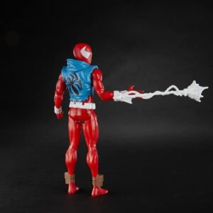 Marvel Spider-Man: Across The Spider-Verse Scarlet Spider Toy, 6-Inch-Scale Action Figure with Web Accessory, Marvel Toy for Kids Ages 4 and Up