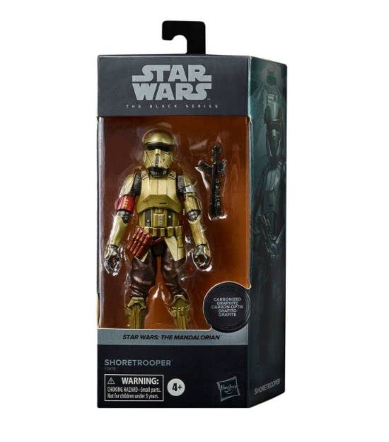 Star Wars Black Series The Mandalorian Carbonized Collection Exclusive Figure Set (Shoretrooper)