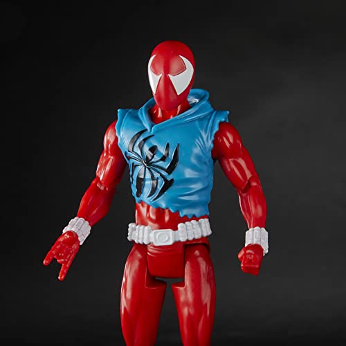 Marvel Spider-Man: Across The Spider-Verse Scarlet Spider Toy, 6-Inch-Scale Action Figure with Web Accessory, Marvel Toy for Kids Ages 4 and Up