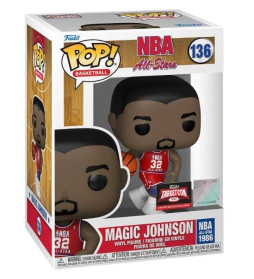 Funko Pop! Basketball Legends - Magic Johnson All Star 1986 Exclusive Vinyl Figure