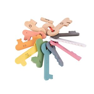 TickiT Rainbow Wooden Keys