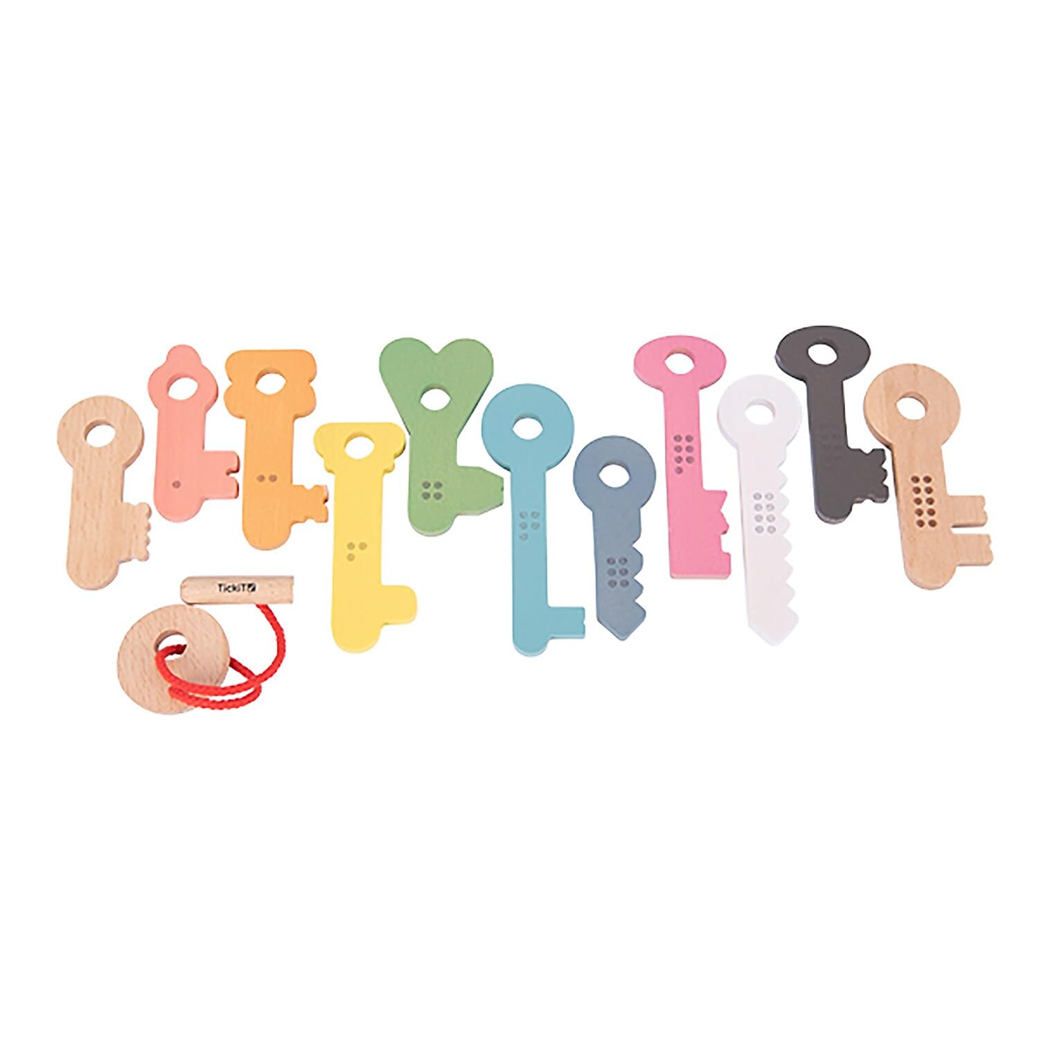 TickiT Rainbow Wooden Keys