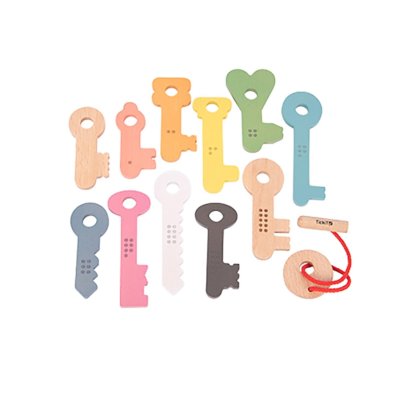 TickiT Rainbow Wooden Keys