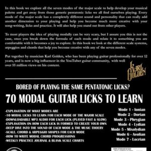 The Ultimate Guitar Major Modes Book: Comprehensive guide of playing licks & writing songs modally with the seven modes of the major scale on guitar (The Ultimate Guitar Books)