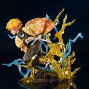 TAMASHII NATIONS - Demon Slayer: Kimetsu no Yaiba - Zenitsu Agatsuma Thunderclap and Flash, Bandai Spirits FiguartsZERO Collectible Statue