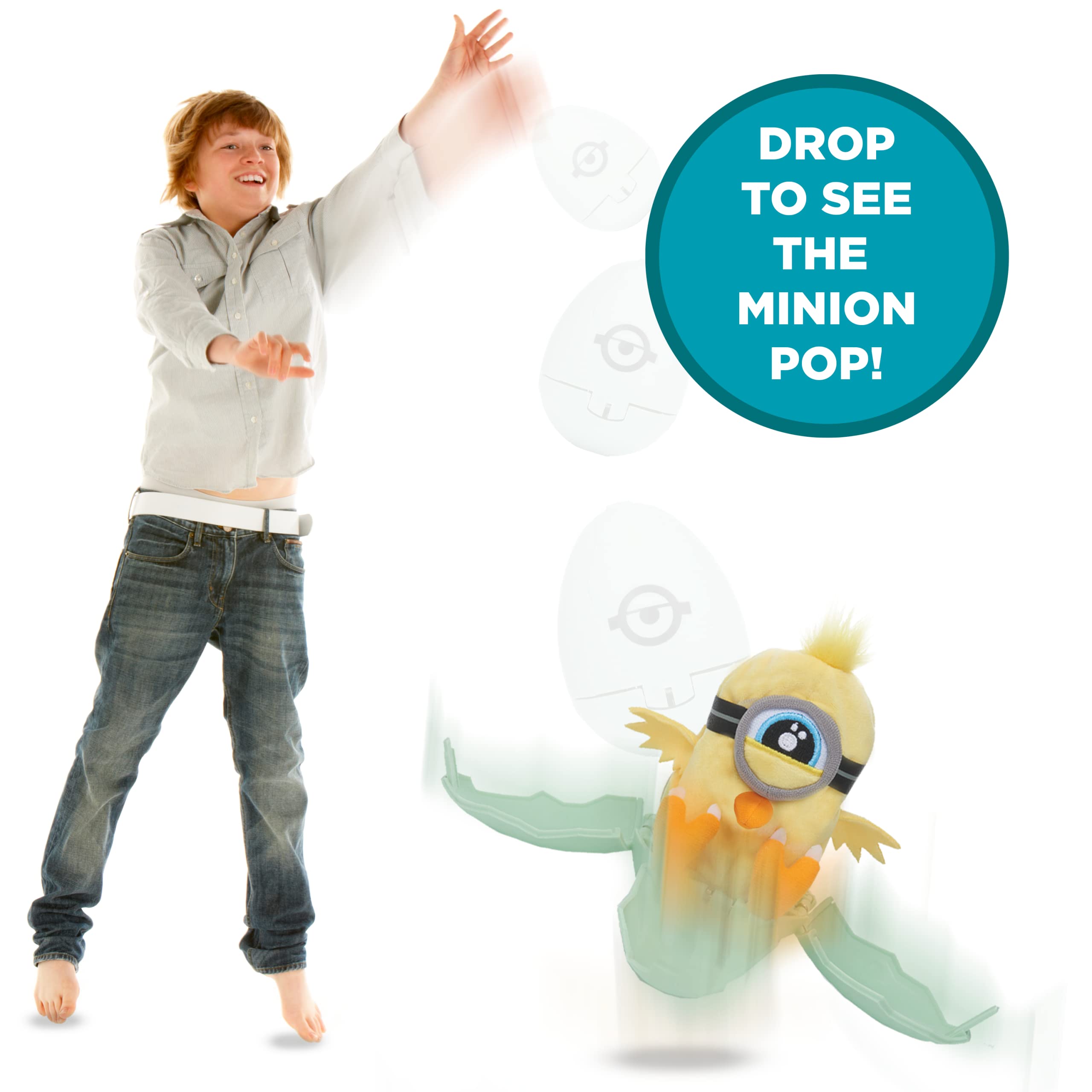 Wow! PODS Stuff Minions: Rise of Gru - Drop 'n Pop Minion Toy Zodiac Chicken | Official Film Merchandise, Collectables, Toys and Gifts for Boys and Girls, Aged 5+, Yellow