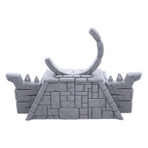 EnderToys Forgotten Temple Portal by Makers Anvil, 3D Printed Tabletop RPG Scenery and Wargame Terrain for 28mm Miniatures