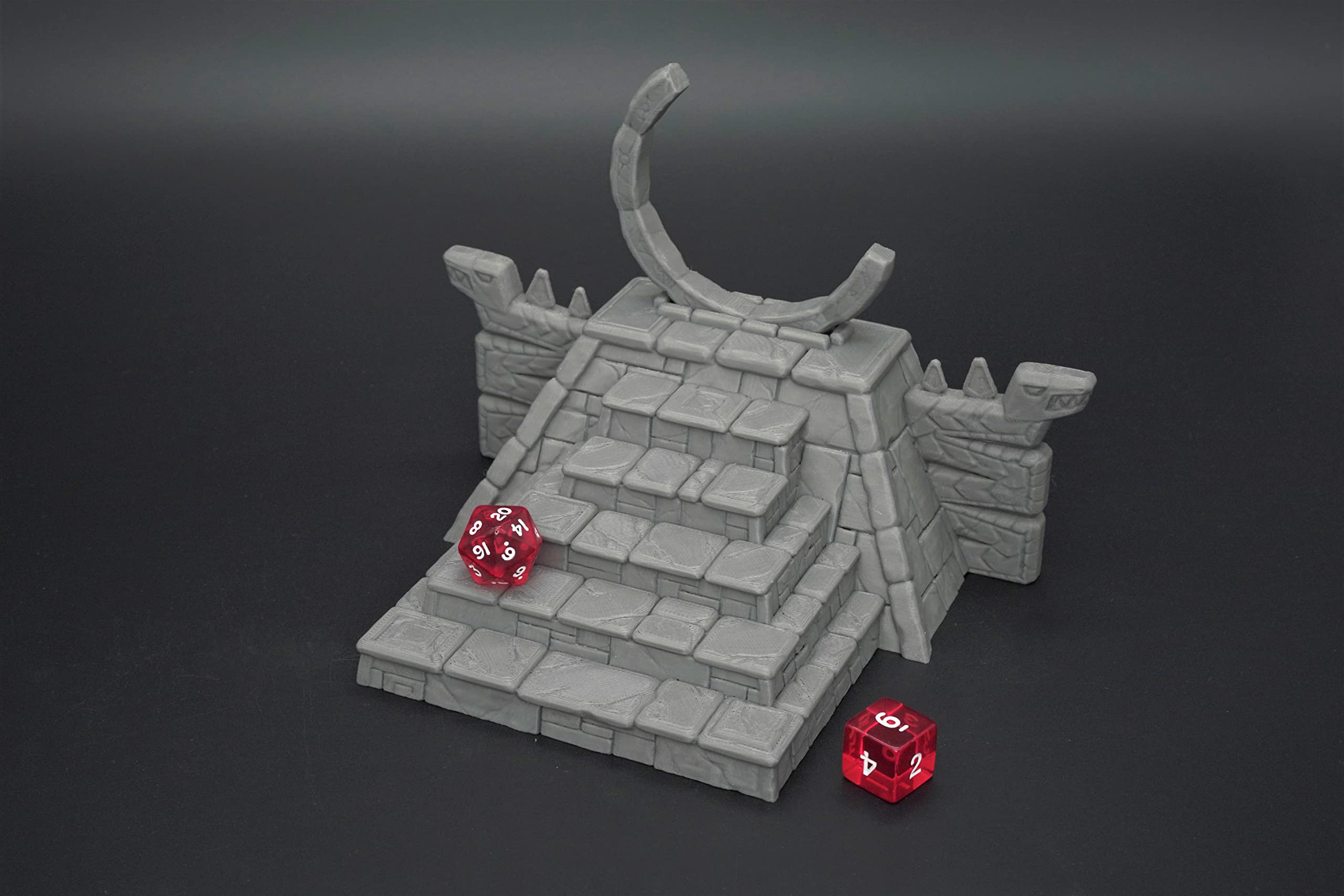 EnderToys Forgotten Temple Portal by Makers Anvil, 3D Printed Tabletop RPG Scenery and Wargame Terrain for 28mm Miniatures