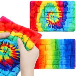 2 pack marble maze mat sensory fidget stress relief toys calming toys for teens adults, relieve anxiety, relax and improve focus, tactile sensory toys for classroom school supplies, 2 styles