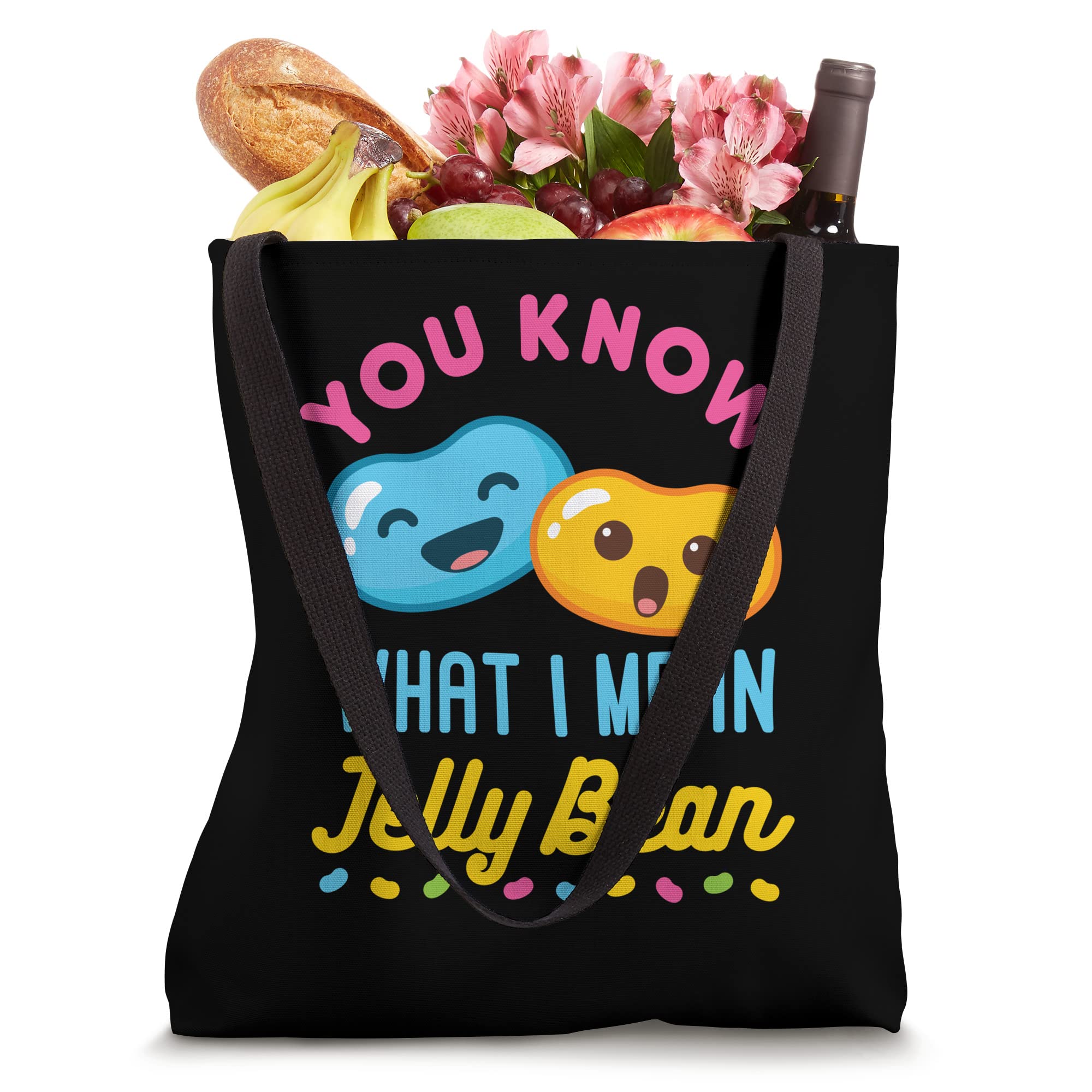 You Know What I Mean Jelly Bean Cute Sweets Lover Kawaii Tote Bag