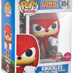 Funko POP! Games #854 Sonic The Hedgehog Limited Edition Flocked Knuckles