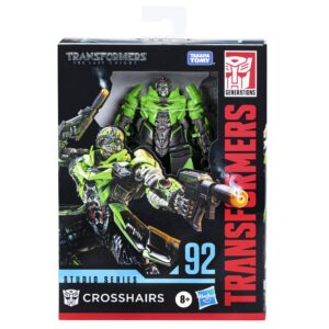 Transformers Toys Studio Series 92 Deluxe Class The Last Knight Crosshairs Action Figure - Ages 8 and Up, 4.5-inch