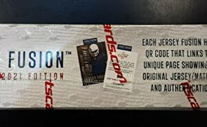 2021 Sportscards Jersey Fusion All Sports Edition Blaster Box - 1 Original Trading Card with an Authentic Player Worn Swatch or Patch