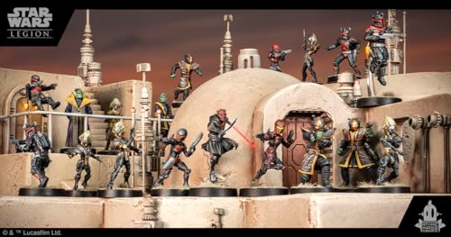 Star Wars: Legion Shadow Collective Mercenary Starter Set - Tabletop Miniatures Game, Strategy Game for Kids and Adults, Ages 14+, 2 Players, 3 Hour Playtime, Made by Atomic Mass Games