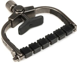 made in the usa paige clik pc-12-eti guitar capo for 12-string guitars (black nickel), made for 12 string guitars with an easy 1-handed adjustment with a quick-release button