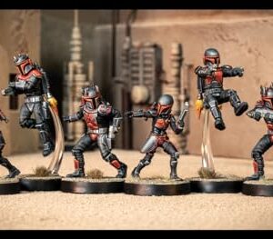 Star Wars: Legion Mandalorian Super Commandos Unit Expansion - Tabletop Miniatures Game, Strategy Game for Kids and Adults, Ages 14+, 2 Players, 3 Hour Playtime, Made by Atomic Mass Games