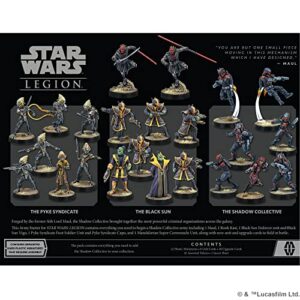 Star Wars: Legion Shadow Collective Mercenary Starter Set - Tabletop Miniatures Game, Strategy Game for Kids and Adults, Ages 14+, 2 Players, 3 Hour Playtime, Made by Atomic Mass Games