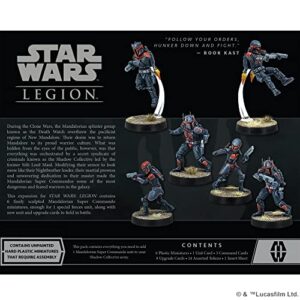 Star Wars: Legion Mandalorian Super Commandos Unit Expansion - Tabletop Miniatures Game, Strategy Game for Kids and Adults, Ages 14+, 2 Players, 3 Hour Playtime, Made by Atomic Mass Games