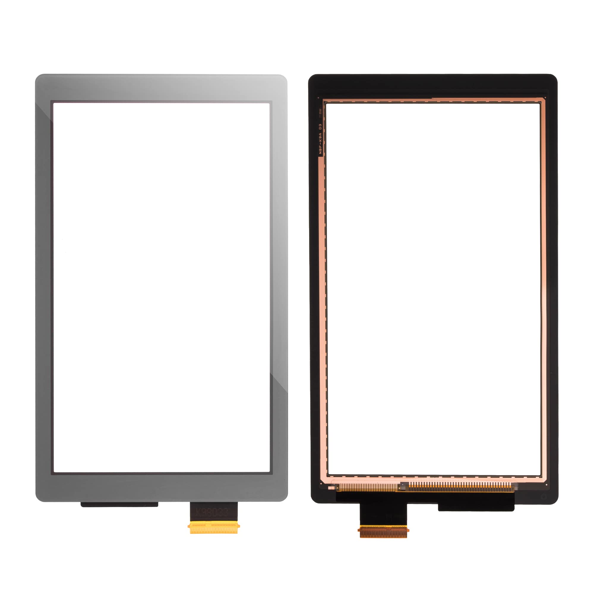 Replacement Touch Screen Digitizer for Nintendo Switch Lite, Include Screen Protector and Adhesive (Dark Grey)