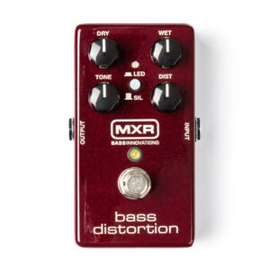 Briskdrop MXR M85 Bass Distortion Pedal Bundle with Dunlop Pick Pack and Super Bright Bass Strings M85-PVP117-DBSBN 0