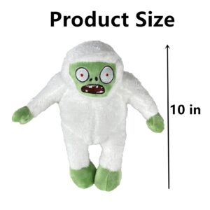 JHESAO 10" Plants and Yeti Plush Toys Normal Zombies PVZ Plushies 1 2 Stuffed Soft Doll Yeti Zombies New