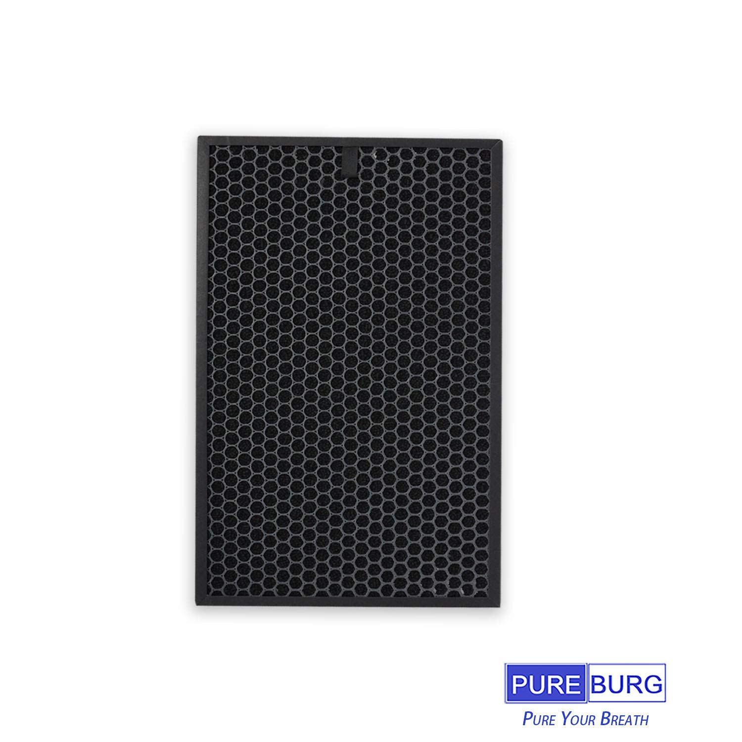 PUREBURG Replacement HEPA Filter Set Compatible with Sharp KC-850U / KC-C100U PlasmaCluster Part # FZ-C100HFU / FZ-C100DFU / FZ-C100MFU