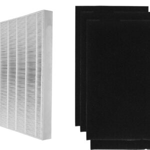 Merchandise Mecca Replacement Filter Bundle for Winix D480 Air Purifier, H13 True HEPA Replacement Filter D4, 1 H13 Grade True HEPA Filter and 4 Carbon Filters, D4 Filter, Item Number 1712-0100-00