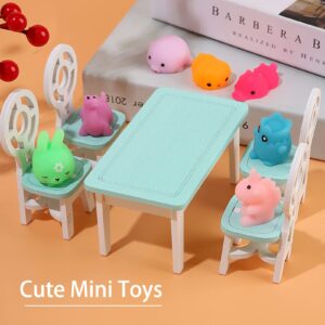 Bingcute 72 pcs Mochi Squishy Toys, Kawaii Squishy Animals for Party Favors Classroom Prize Pinata Easter Fillers Fidget Toys Pack Bulk Squishies Toys