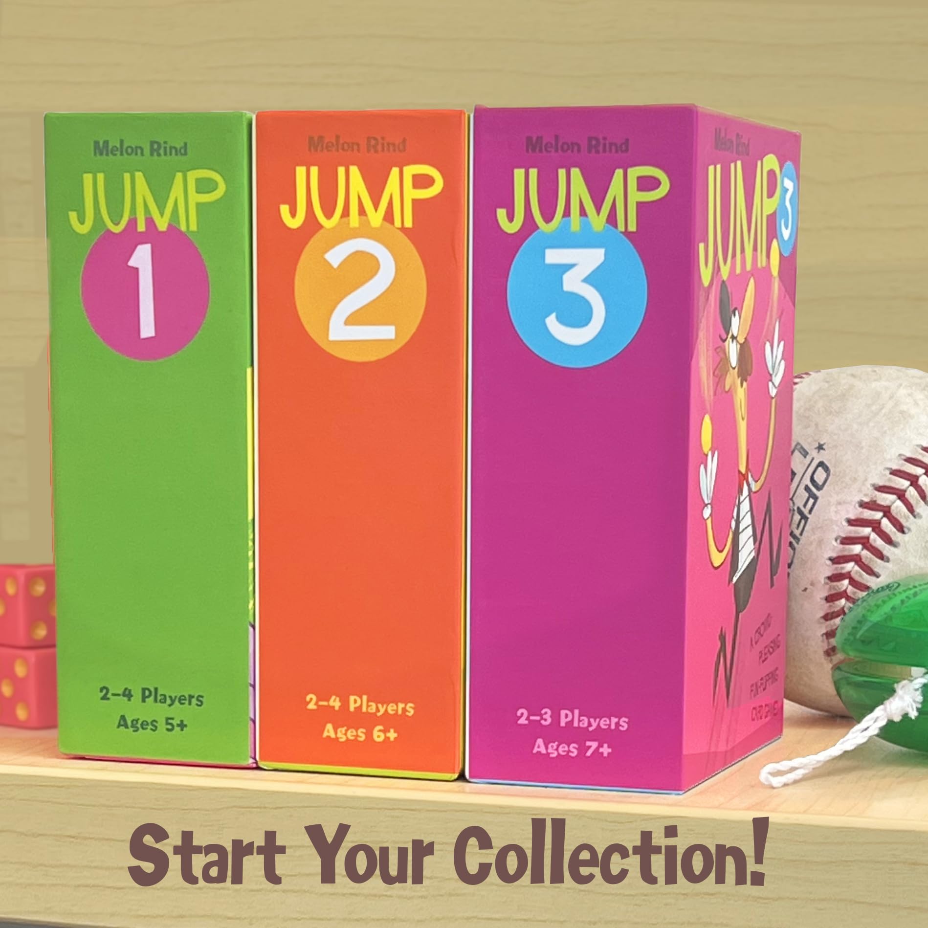 Melon Rind Jump 1 Game - Adding and Subtracting by 1, Math Game for Kids (Ages 5+)