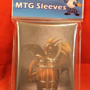 MTG Sleeves 50 MTG Standard Card Sleeves Deck Protector Umber Beer Drink Dragon