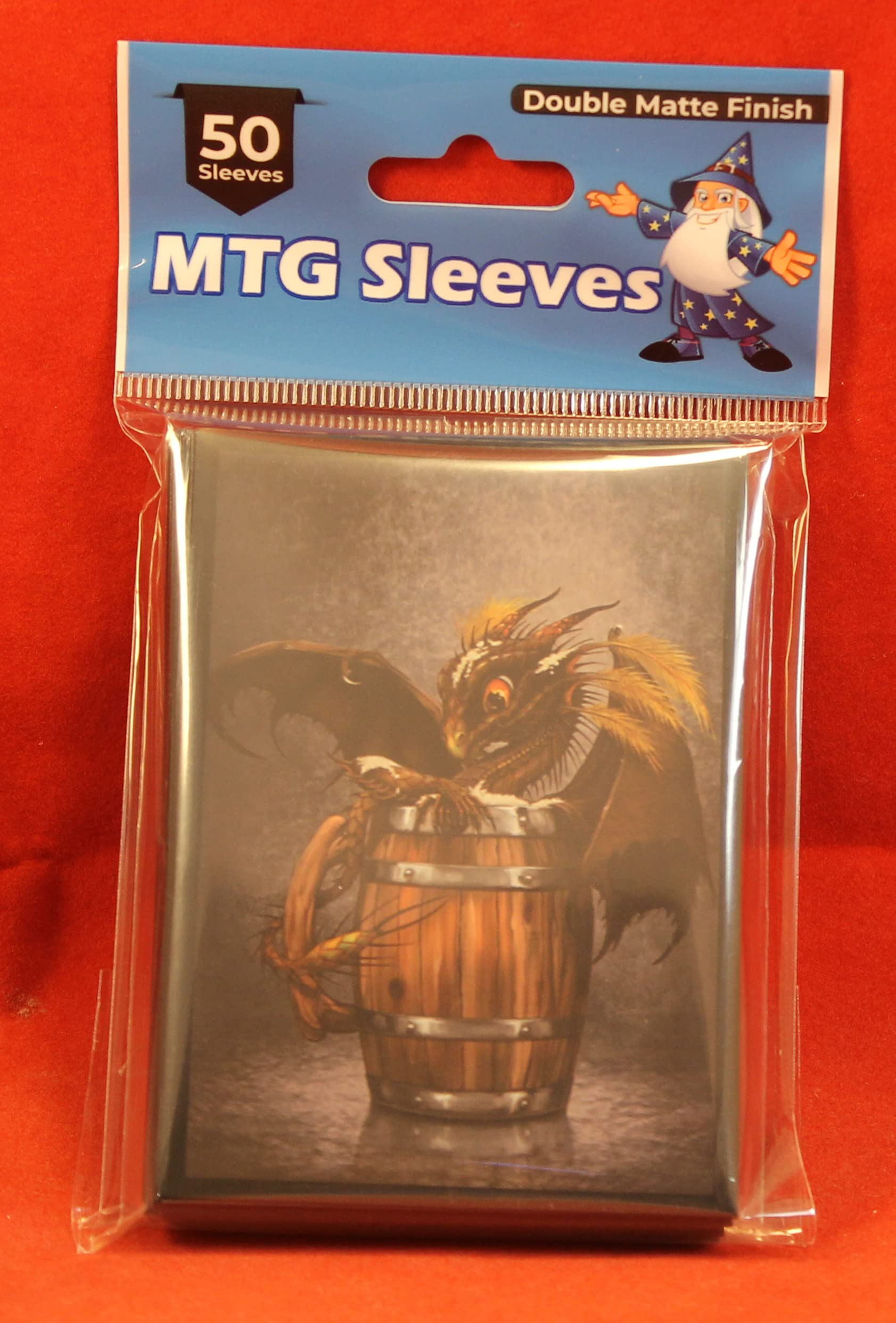 MTG Sleeves 50 MTG Standard Card Sleeves Deck Protector Umber Beer Drink Dragon