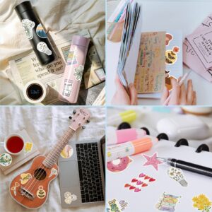 300 Pcs Aesthetic Stickers,VSCO Stickers Pack Waterproof Vinyl for Water Bottle,Laptop,Phone,Skateboard Stickers for Adults Girls and Kids