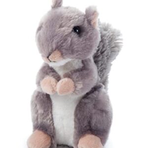 The Petting Zoo Squirrel Stuffed Animal Plushie, Gifts for Kids, Wild Onez Babiez Wildlife Animals, Squirrel Plush Toy 6 inches