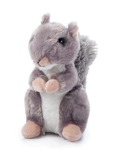 The Petting Zoo Squirrel Stuffed Animal Plushie, Gifts for Kids, Wild Onez Babiez Wildlife Animals, Squirrel Plush Toy 6 inches