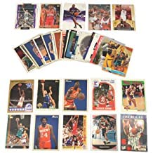 Alleo 100 Official NBA Basketball Cards, Rookies, Stars, Hall of Fame and 1 Authentic Autograph or Jersey Cards