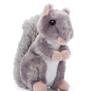 The Petting Zoo Squirrel Stuffed Animal Plushie, Gifts for Kids, Wild Onez Babiez Wildlife Animals, Squirrel Plush Toy 6 inches