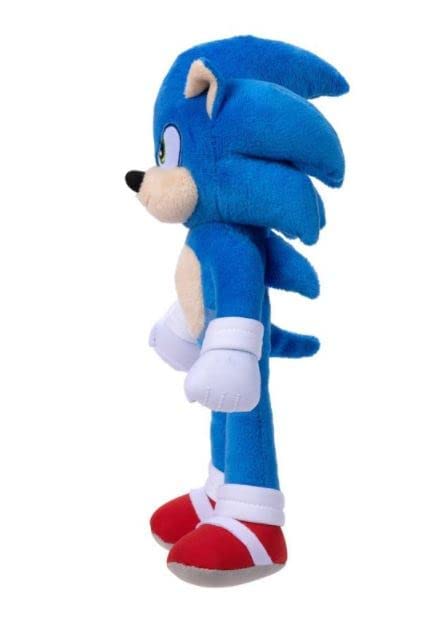 Sonic The Hedgehog 2 The Movie Plush Figure Collection Sonic Tales Knuckles (Sonic (9 inch))