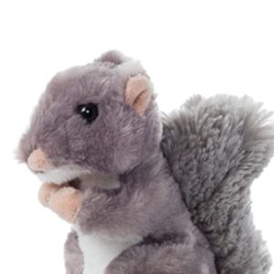 The Petting Zoo Squirrel Stuffed Animal Plushie, Gifts for Kids, Wild Onez Babiez Wildlife Animals, Squirrel Plush Toy 6 inches