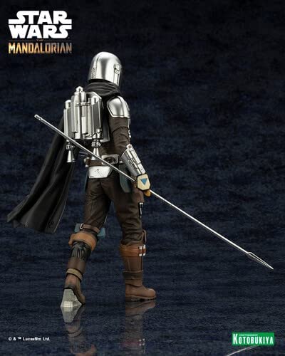 Kotobukiya Star Wars: The Mandalorian & Grogu with Beskar Staff ARTFX+ Statue, Multicolor