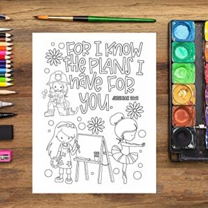 Bible Verse Coloring Book for Kids